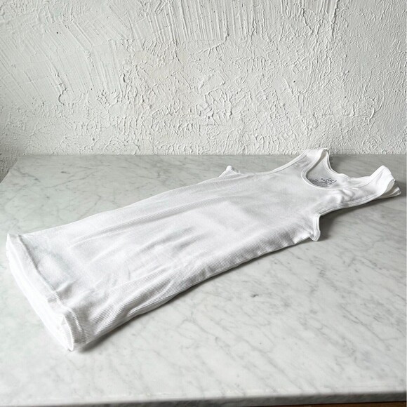 George A-Shirt T-Shirts 6-Pack White Cotton Tank Undershirts - Men's S/CH 34-36 - Picture 5 of 5
